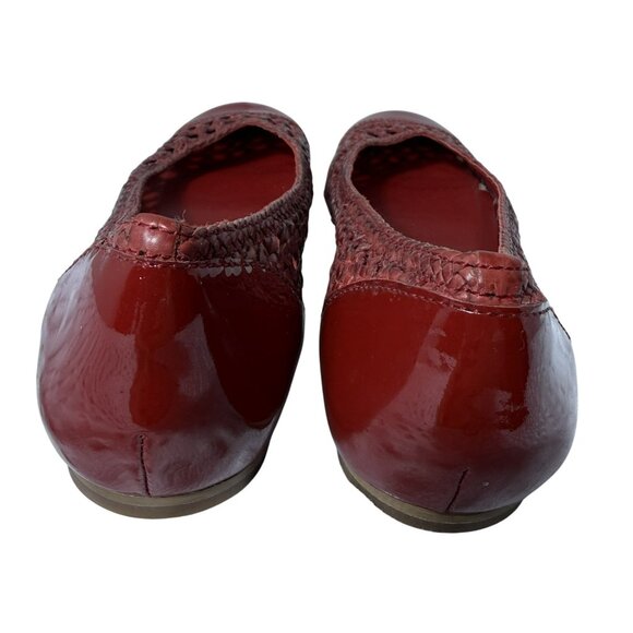 Cole Haan x NikeAir Cherry Red Flats | Woven Leather | Size 8 | EUC - Picture 5 of 9
